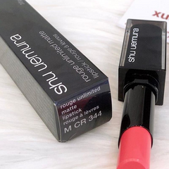 Son Shu Uemura Unlimited Matte M CR 342 - Son Hồng Cam Sữa Cao Cấp Chính Hãng, Chất Son Mịn Màng, Độ Bám Màu Lâu Trôi