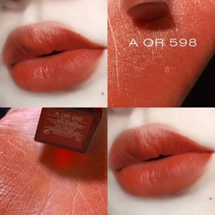 Son Shu Uemura Rouge Unlimited Amplified A OR 598 - Son Môi Màu Cam Cháy Cao Cấp Chính Hãng, Xu Hướng 2021, Chất Son Mềm Mịn, Bền Màu