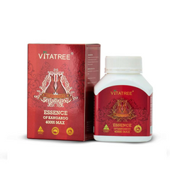 Viên uống Vitatree Essence of Kangaroo 40000 Max - Hỗ trợ sức khỏe toàn diện cho nam giới, 100 viên, xuất xứ Úc