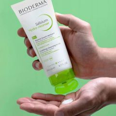 Sữa Rửa Mặt Bioderma Sebium Hydra 200mL - Dưỡng Ẩm Cho Da Dầu, Phục Hồi Da Mụn, Xuất Xứ Pháp, Chất Lượng Cao