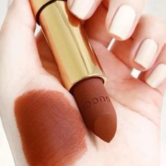 Son Gucci 308 Lucy Dark Orange Matte - Son Môi Cam Gạch Chính Hãng, Sang Trọng và Quyến Rũ, Chất Son Mịn Màng Dưỡng Ẩm