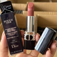 Son Dior Matte 100 Hồng Nude Look Chính Hãng - Son Môi Tự Nhiên, Cấp Ẩm, Sang Trọng, Phong Cách Thanh Lịch, Xu Hướng Trang Điểm 2023