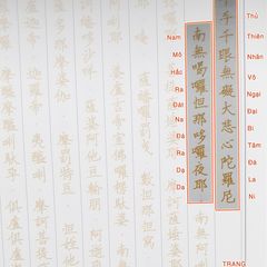 Vở Chép Chú Đại Bi Chữ Hán In Mờ - Sách Học Tiếng Trung 24 Trang, Kinh Điển Phật Giáo, Món Quà Tâm Linh Ý Nghĩa