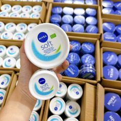Kem Dưỡng Ẩm Nivea Soft 200ml Chính Hãng - Dưỡng Ẩm Da Mặt & Toàn Thân, Thấm Nhanh, Phù Hợp Mọi Loại Da