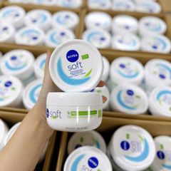 Kem Dưỡng Ẩm Nivea Soft 200ml Chính Hãng - Dưỡng Ẩm Da Mặt & Toàn Thân, Thấm Nhanh, Phù Hợp Mọi Loại Da