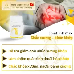Viên Uống Jointlink Max - Hỗ Trợ Giảm Đau Nhức Xương Khớp, Thoái Hóa Khớp, Tốt Cho Người Trung Niên, Bảo Vệ Sụn Khớp