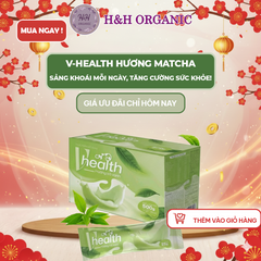 Bột Dinh Dưỡng VHealth 500g - Hương Vị Matcha Thanh Nhẹ & Socola Ngon Ngọt, Dễ Uống, Bổ Sung Dinh Dưỡng Mỗi Ngày