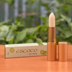 Son Dưỡng Dừa Escoco 3.8g - Dưỡng ẩm tự nhiên, không chất bảo quản, phù hợp cho da nhạy cảm, làm mềm mịn môi
