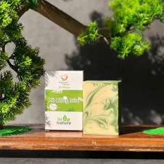 Xà Bông Dừa Sả Chanh Escoco - Sản Phẩm Tự Nhiên Giúp Sạch Da, Dưỡng Ẩm, Không Chất Độc Hại - Thích Hợp Cho Da Nhạy Cảm 100g