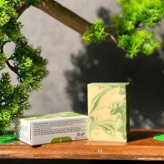 Xà Bông Dừa Sả Chanh Escoco - Sản Phẩm Tự Nhiên Giúp Sạch Da, Dưỡng Ẩm, Không Chất Độc Hại - Thích Hợp Cho Da Nhạy Cảm 100g