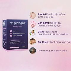 Viên Uống Nội Tiết Tố Nữ Manhae - Cải Thiện Kinh Nguyệt, Chậm Lão Hóa, Hỗ Trợ Giấc Ngủ Sâu - Sản Phẩm Chất Lượng Từ Pháp