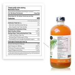 Mật Hoa Dừa Cô Đặc Organic Sokfarm 685g - Thay Thế Đường Tinh Luyện, Vị Ngọt Tự Nhiên, Phục Hồi Năng Lượng Cho Người Tiểu Đường