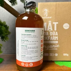 Mật Hoa Dừa Cô Đặc Organic Sokfarm 685g - Thay Thế Đường Tinh Luyện, Vị Ngọt Tự Nhiên, Phục Hồi Năng Lượng Cho Người Tiểu Đường