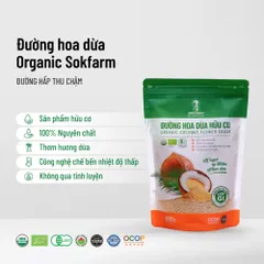 Đường Hoa Dừa Hữu Cơ Sokfarm 300g - Vị Ngọt Tự Nhiên, Thay Thế Đường Tinh Luyện, Giàu Khoáng Chất, Thích Hợp Cho Người Ăn Kiêng, Hỗ Trợ Tim Mạch