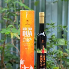 Nước Uống Lên Men Mật Hoa Dừa Sokfarm 375ml - Thức Uống Tự Nhiên Hữu Cơ, Độ Cồn Thấp, Vị Ngọt Thanh, Không Chất Bảo Quản