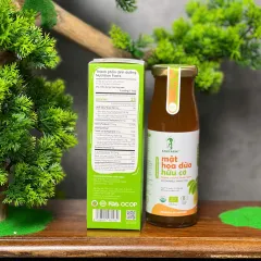 Mật Hoa Dừa Cô Đặc Sokfarm - Thực Phẩm Hữu Cơ Cho Bé Ăn Dặm 250g, Ngọt Tự Nhiên, Vegan, Không Chất Bảo Quản