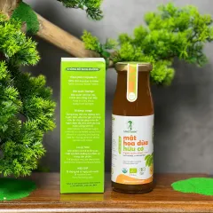 Mật Hoa Dừa Cô Đặc Sokfarm - Thực Phẩm Hữu Cơ Cho Bé Ăn Dặm 250g, Ngọt Tự Nhiên, Vegan, Không Chất Bảo Quản