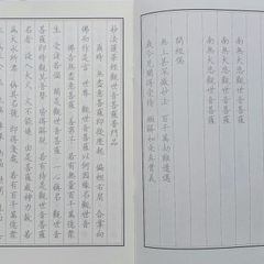 Vở Chép Kinh Phổ Môn Chữ Hán In Mờ KP10 - Học Tiếng Trung Qua Việc Chép Kinh Phật - Sách Tu Tập Phật Giáo 24 Trang 21x28.5cm