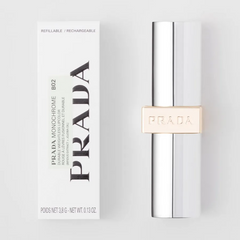 Son Prada Monochrome Hyper Matte B02 Quartz - Son Môi Hồng Đào Sang Trọng Chính Hãng, Độ Bám Màu Lâu Dài, Chất Son Mềm Mịn