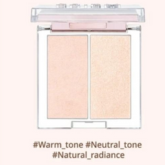 Phấn Bắt Sáng Clio Prism Highlighter Duo 2.8g - Tạo Hiệu Ứng Da Rạng Rỡ Tự Nhiên, Dễ Tán, Makeup Hằng Ngày