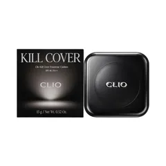 Phấn Nước Clio Kill Cover Founwear Cushion + Kèm 1 Lõi 15g - Che Phủ Tốt, Lớp Nền Tự Nhiên
