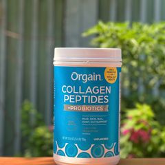 Bột Collagen Thủy Phân Orgain Peptides + Probiotics Không Mùi 726g - Hỗ Trợ Làm Đẹp Da, Khớp, Tiêu Hóa Cho Sức Khỏe Tối Ưu