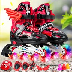 Giày Patin Trượt Sport Cao Cấp 4 Bánh Điều Chỉnh Kích Cỡ - Giày Patin Cho Trẻ Em và Người Lớn Mẫu Mới 2020