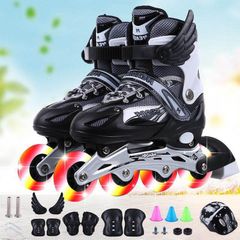 Giày Patin Trượt Sport Cao Cấp 4 Bánh Điều Chỉnh Kích Cỡ - Giày Patin Cho Trẻ Em và Người Lớn Mẫu Mới 2020