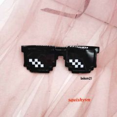 Kính Mắt Thug Life 6 Chấm - Mẫu Mới Siêu Ngầu Hot Trend 2023, Chất Liệu ABS Cao Cấp, Thích Hợp Chụp Hình Nhóm