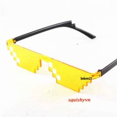 Kính Mắt Thug Life 6 Chấm - Mẫu Mới Siêu Ngầu Hot Trend 2023, Chất Liệu ABS Cao Cấp, Thích Hợp Chụp Hình Nhóm