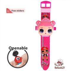 Đồng Hồ Điện Tử Sanrio Kulomi - Hình Ảnh Hoạt Hình Dễ Thương, Chống Thấm Nước, Dành Cho Trẻ Em