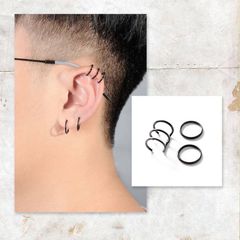Khuyên Tai Hình Chữ U Không Cần Xỏ Lỗ - Trang Sức Thanh Lịch Phong Cách Hàn Quốc Cho Nam Nữ - Nhiều Màu Sắc Thời Trang
