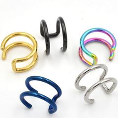 Khuyên Tai Hình Chữ U Không Cần Xỏ Lỗ - Trang Sức Thanh Lịch Phong Cách Hàn Quốc Cho Nam Nữ - Nhiều Màu Sắc Thời Trang