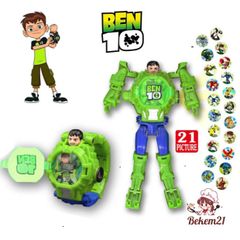 Đồng Hồ Ben 10 Omnitrix 3D - Đồ Chơi Anh Hùng Xịn Cho Bé, Quà Sinh Nhật Hấp Dẫn, Unisex, Chất Liệu PVC