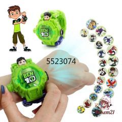 Đồng Hồ Ben 10 Omnitrix 3D - Đồ Chơi Anh Hùng Xịn Cho Bé, Quà Sinh Nhật Hấp Dẫn, Unisex, Chất Liệu PVC