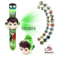 Đồng Hồ Ben 10 Omnitrix 3D - Đồ Chơi Anh Hùng Xịn Cho Bé, Quà Sinh Nhật Hấp Dẫn, Unisex, Chất Liệu PVC