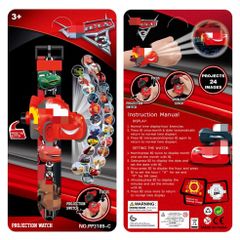 Đồng Hồ Chiếu Hình 3D Người Sắt Ironman Marvel Avengers - Đồ Chơi Điện Tử Đeo Tay Dành Cho Bé Trai, Nhiều Nhân Vật Hoạt Hình Thú Vị