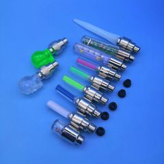 Combo 2 Đèn LED Gắn Van Bánh Xe Ô Tô, Xe Máy, Xe Đạp - Đèn Cảm Ứng Nhiều Màu Sắc Sáng Đẹp, Trang Trí Xe Hấp Dẫn