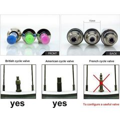 Combo 2 Đèn LED Gắn Van Bánh Xe Ô Tô, Xe Máy, Xe Đạp - Đèn Cảm Ứng Nhiều Màu Sắc Sáng Đẹp, Trang Trí Xe Hấp Dẫn