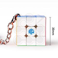 Móc Khóa Khối Rubik 3x3 Gan 330 Cao Cấp - Đồ Chơi Xếp Hình Câu Đố Giáo Dục Cho Trẻ Em, Giả Vờ Sáng Tạo 3D