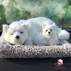 Gấu Bông Mèo Vàng Mõm Đen - Thú Bông Than Hoạt Tính Lọc Không Khí Cho Xe Hơi và Trang Trí Nhà, Chất Liệu An Toàn 99%