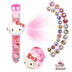 Đồng Hồ Chiếu Hình Paw Patrol - Thiết Kế Nhân Vật Chase, Marshall, Rubble và Skye - Đèn LED Thân Thiện Cho Trẻ Em 3 Tuổi Trở Lên