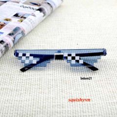 Kính Mắt Thug Life 6 Chấm Kính Gương Thời Trang Minecraft - Phong Cách Năng Đ động Cho Nam Nữ, Free Ship Từ Đơn 50K