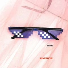 Kính Mắt Thug Life 6 Chấm Kính Gương Thời Trang Minecraft - Phong Cách Năng Đ động Cho Nam Nữ, Free Ship Từ Đơn 50K