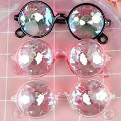 Kính Mát Vạn Hoa Kiểu Tròn Thời Trang Unisex - Kính Ngáo Phong Cách Nổi Bật Cho Mùa Hè