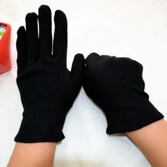 Găng Tay Vải Đen Thun - Găng Tay Trang Trí Nghi Lễ, Trưng Bày Thời Trang cho Trang Sức và DIY