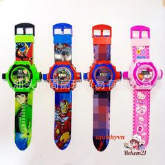 Đồng Hồ 3D Spider-Man Siêu Nhân Đeo Tay Cho Bé - Đồng Hồ Điện Tử Chiếu Hình 24 Hình Ảnh Dễ Thương Thời Trang