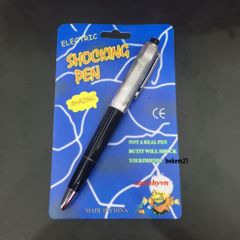 Bút Bi Giật Điện Hài Hước - Trò Chơi Kinh Dị Sốc Điện Thú Vị Cho Người Lớn - Quà Tặng Độc Đáo