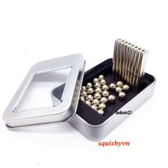 Bucky Bars Đồ Chơi Nam Châm Hút 36 Thanh 27 Viên - Phát Triển Sáng Tạo cho Trẻ Em Từ 4 Tuổi Trở Lên