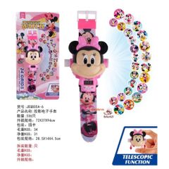 Đồng Hồ Trẻ Em Dạ Quang Chiếu Sáng Siro Elsa Băng Tuyết - Đồng Hồ Điện Tử Hoạt Hình Mèo Cho Bé Trai và Bé Gái 3 Tuổi Trở Lên
